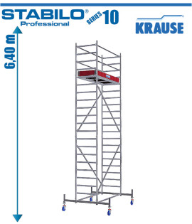 Алуминиево мобилно скеле KRAUSE Stabilo 10, 2,00 х 0,75 m, 6,40m